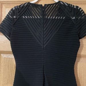 Black and mesh Calvin Klein dress